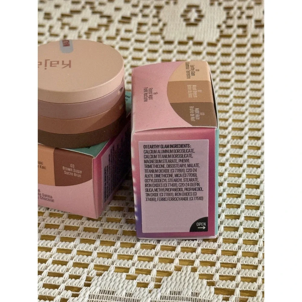 Kaja Beauty Bento Bouncy Eyeshadow Trio - Forest Night, Chocolate Dahlia